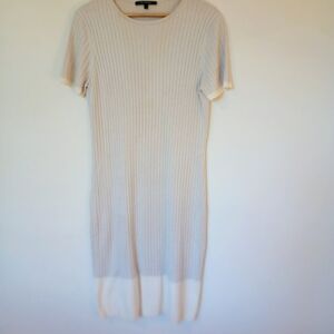 St. John Women's Ribbed Knit Sweater Dress Size L